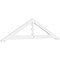 Ekena Millwork Pitch Artisan Architectural Grade PVC Gable Pediment, 72"W x 18"H x 1"P (6/12) GPP072X018X100ART - alternate 1